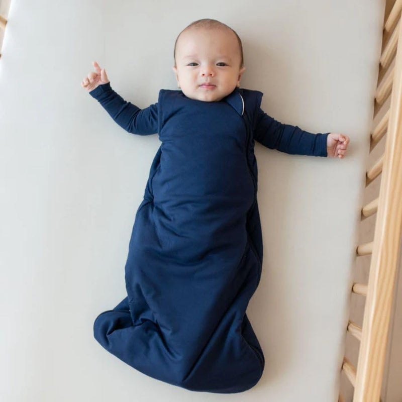 KYTE BABY Unisex Rayon Made From Bamboo Sleep Bag for Babies and Toddlers, 1.0 Tog (Small, Navy) - Image 2